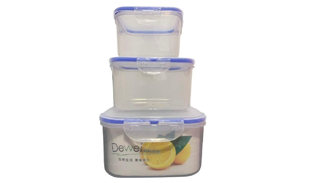 Square Containers Lock - 3 pcs