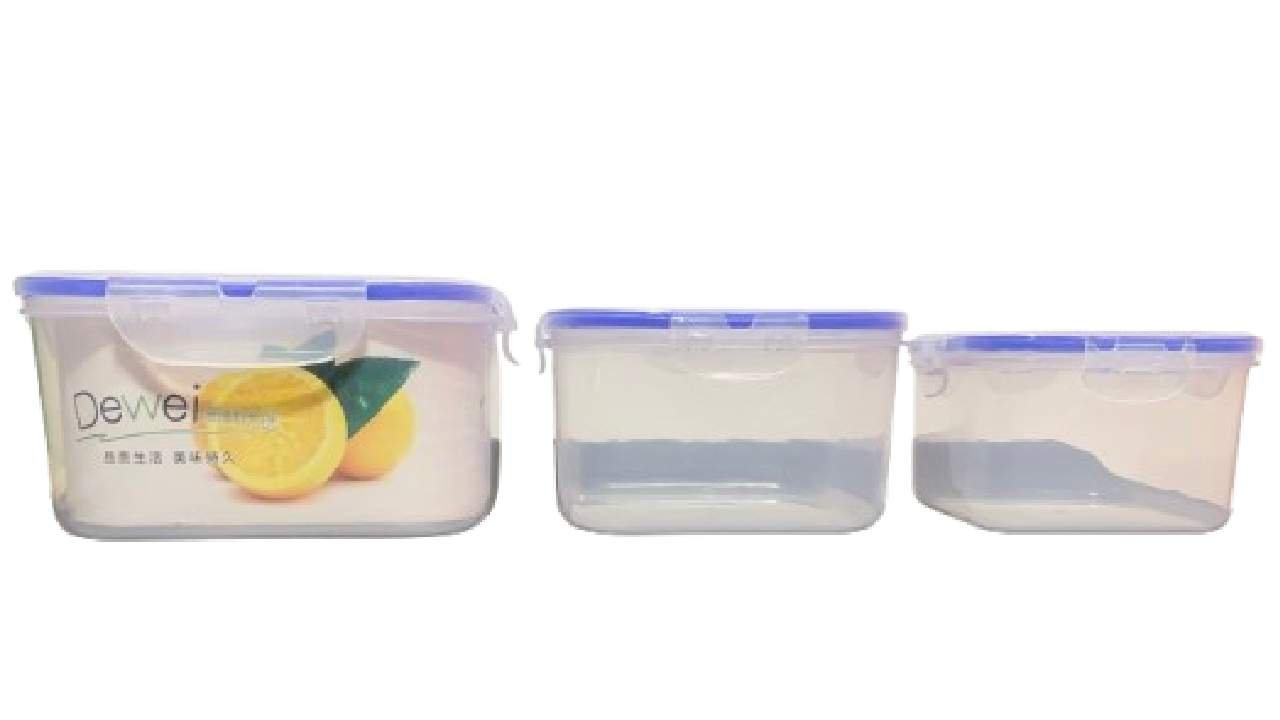 Square Containers Lock - 3 pcs