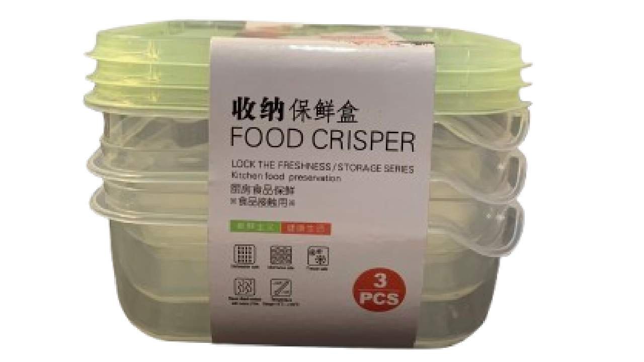 JJJ Food Crisper - 650 ml - 3 Pcs