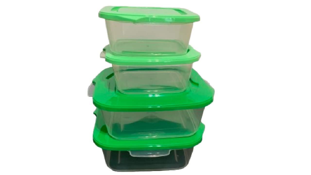 Storage Box - 4 Pcs - Green