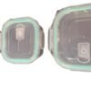 Glass Square Containers lock - 3 pcs