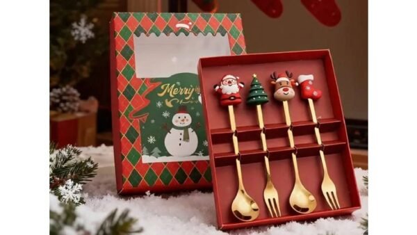 Xmas Cutlery set - 4 Pcs