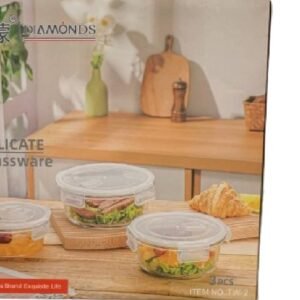 glass round lock (1) Glass Round containers lock - 3 Pcs