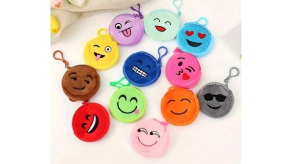 Purse Plush coin smiley