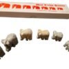 Hand carved Onyx Elephants : Set of 7 Pcs