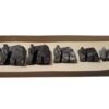 Hand carved Onyx Elephants : Set of 7 Pcs