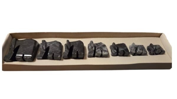 Hand carved Onyx Elephants : Set of 7 Pcs