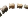 Hand carved Onyx Elephants : Set of 7 Pcs