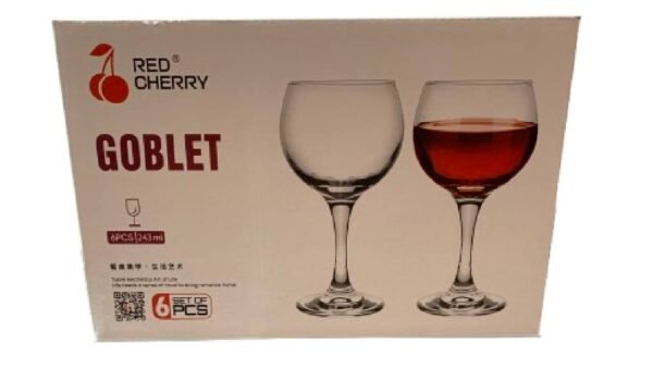 Wine Glass 243 ml : 6 Pcs