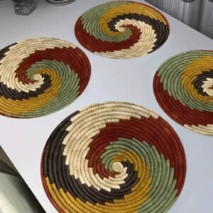 Mat Table mat : Printed design - Set of 4 Pcs