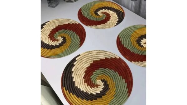 Table mat : Printed design - Set of 4 Pcs