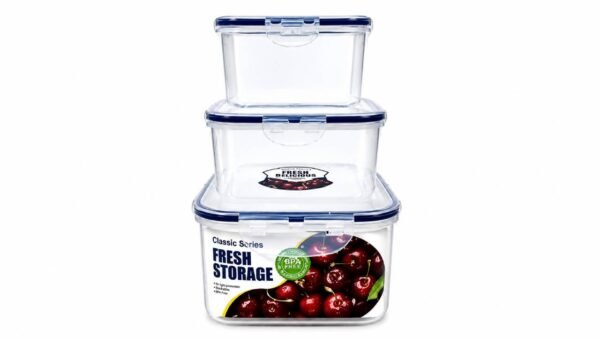 Square Containers Lock - 3 pcs
