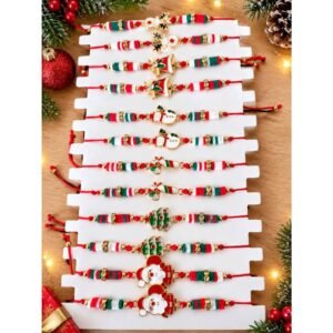 Christmas bead charm bracelets Christmas bead charm bracelet